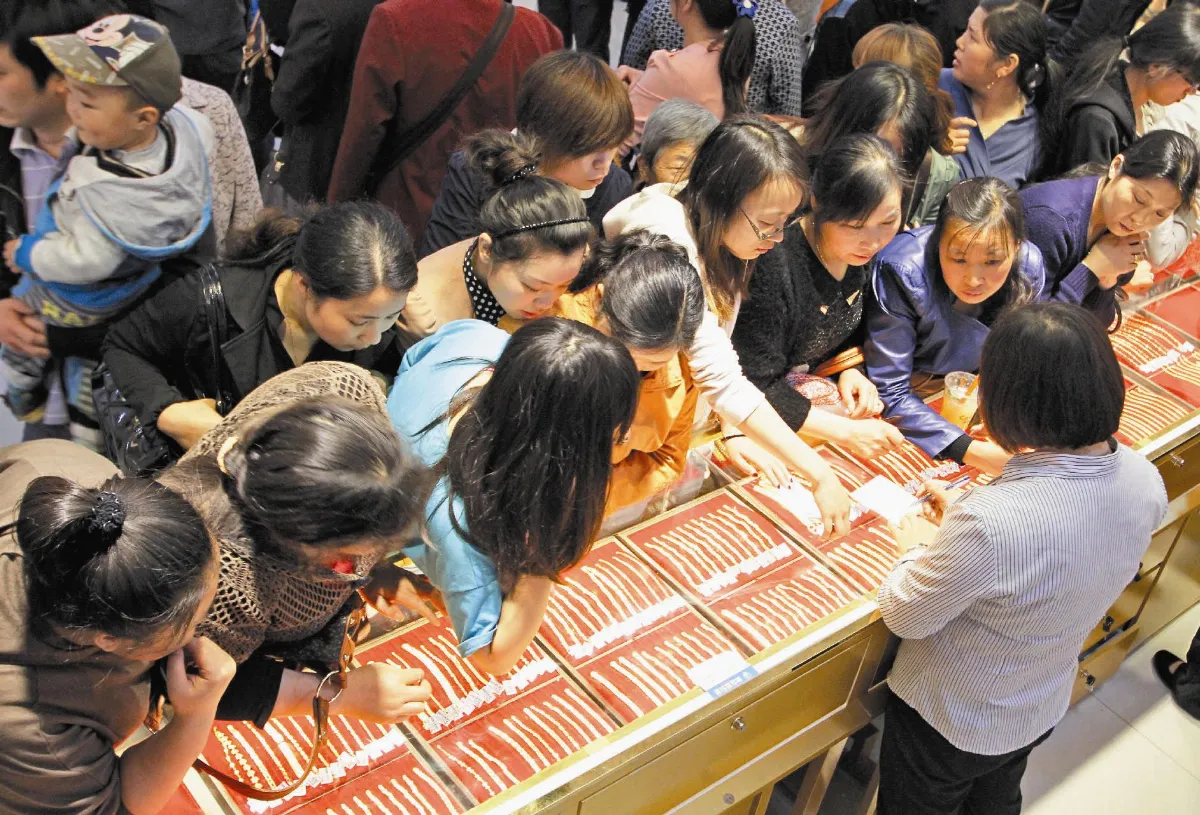 狂掃黃金 中國大媽完勝華爾街