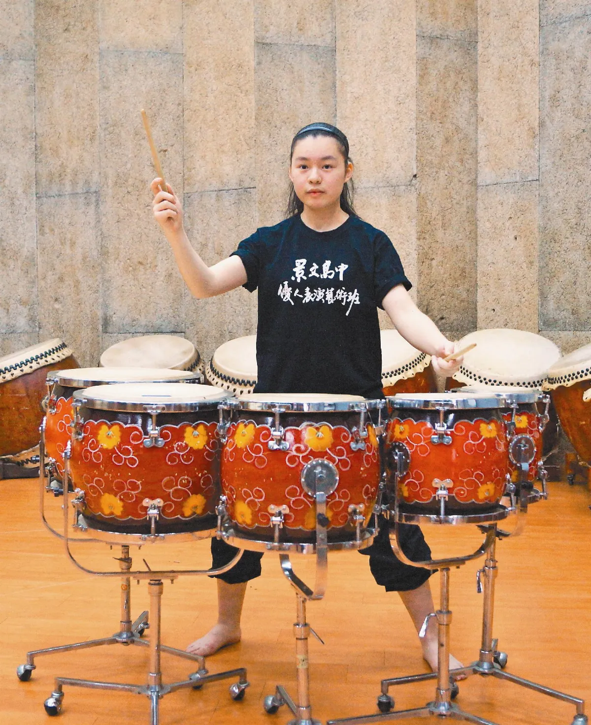 鼓技傲人、作曲專長 都上台藝大