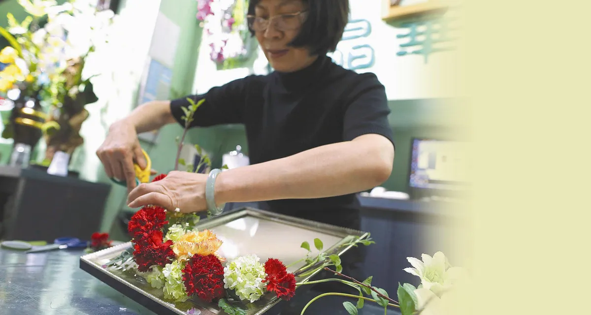 鮮花相框  母親節新寵