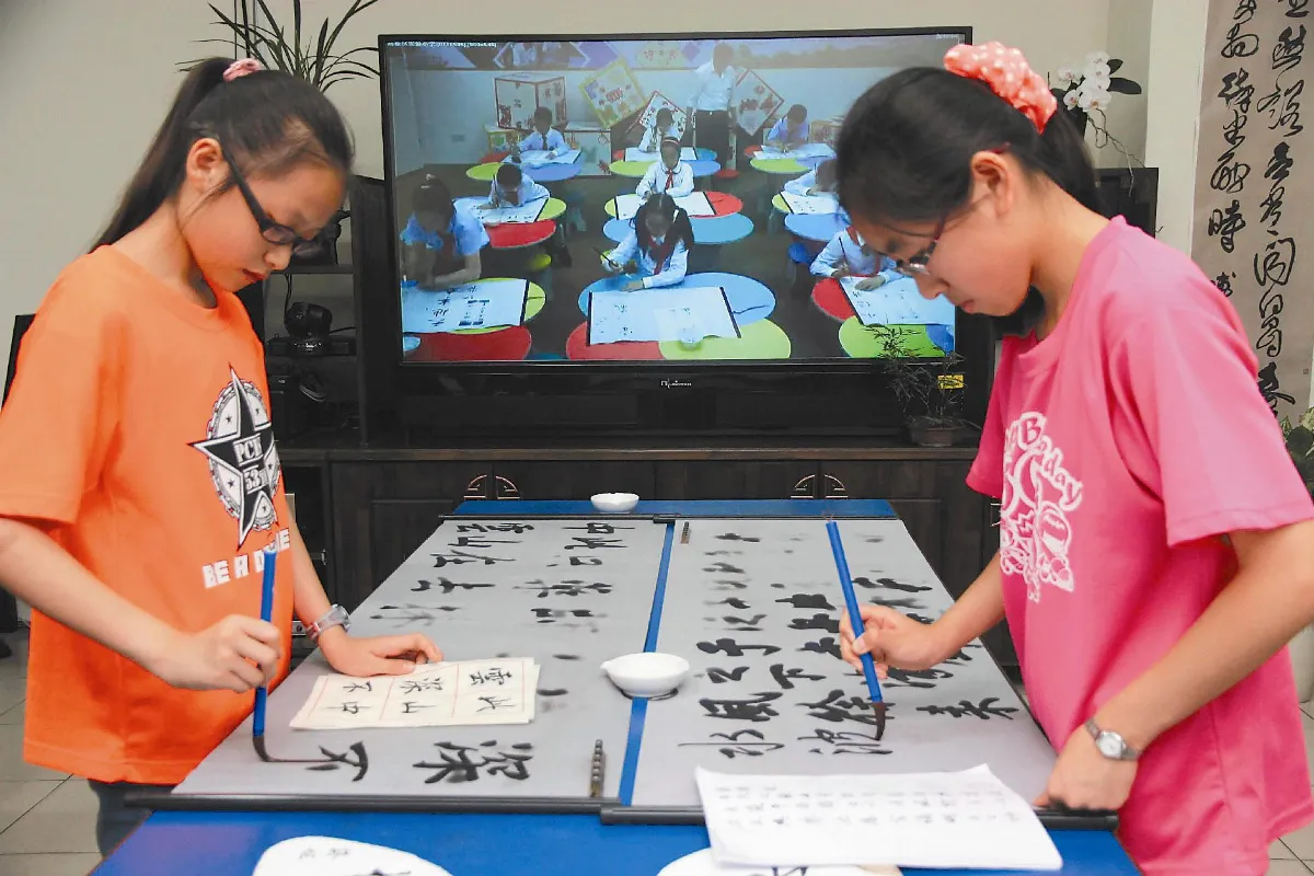 北成國小、寧波實驗學校 視訊同堂