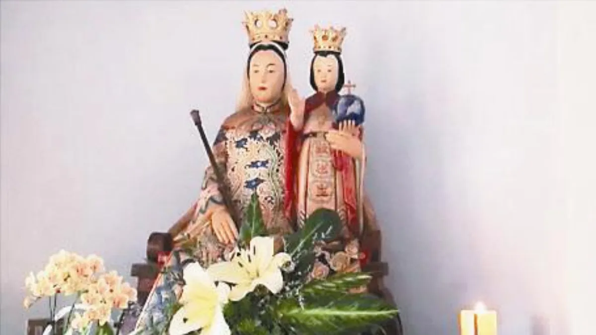 梅山天主堂開教百年 教友淨街慶祝