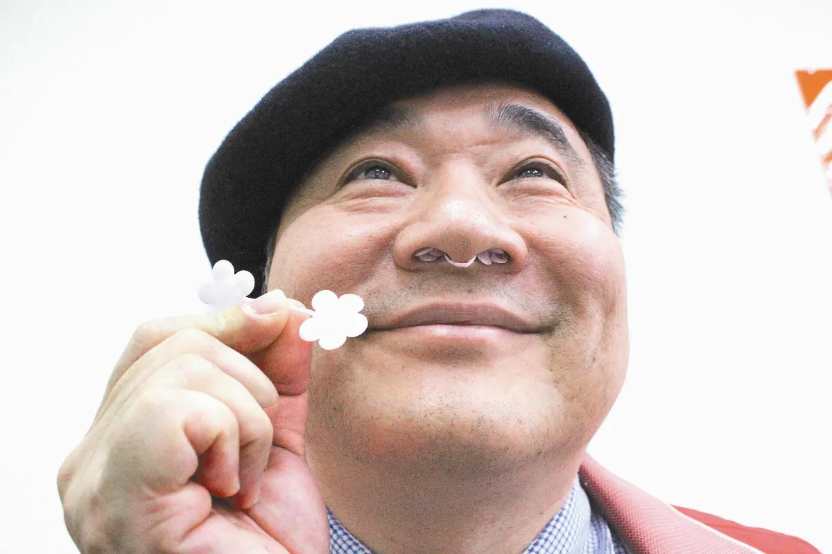 教授發明 創意小花鼻罩