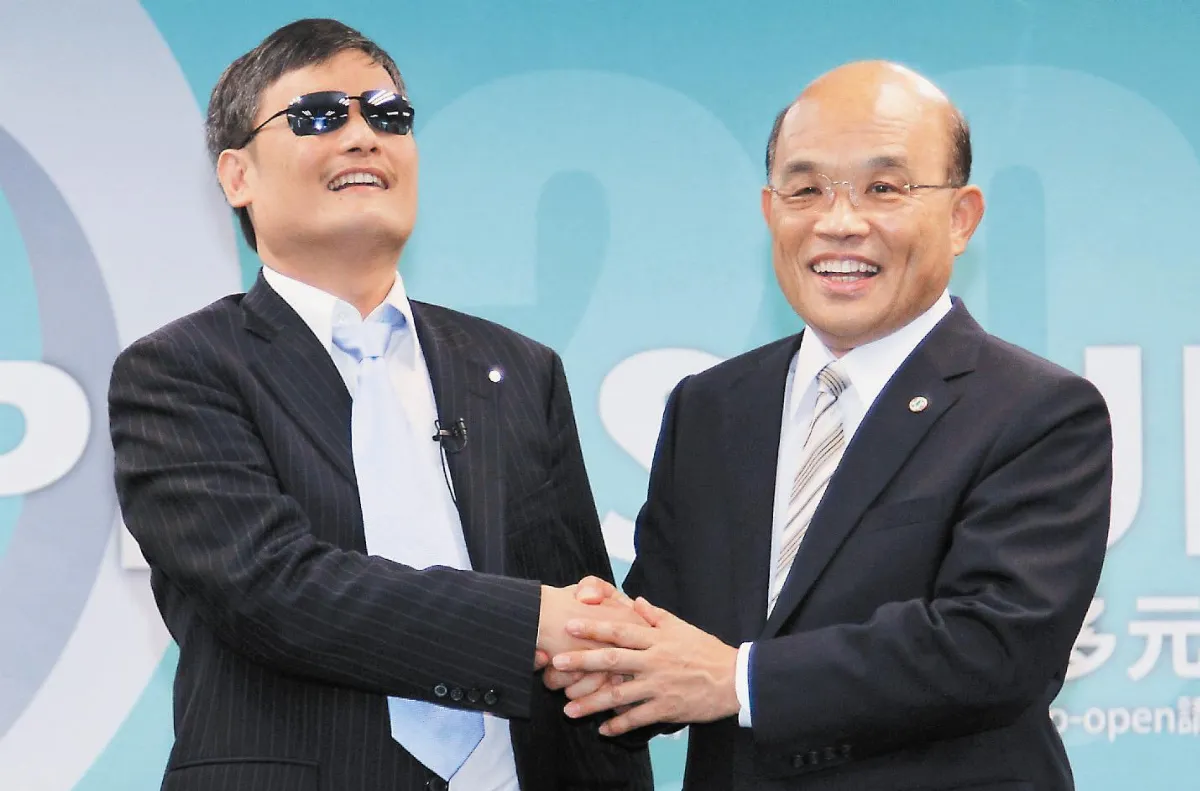 陳光誠訪綠營：獨在台已過時