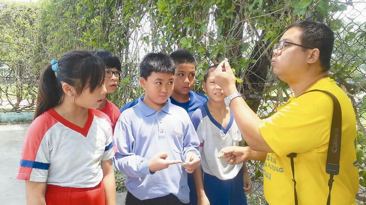 環境教育特優崁頂國小師生 打造蝴蝶園