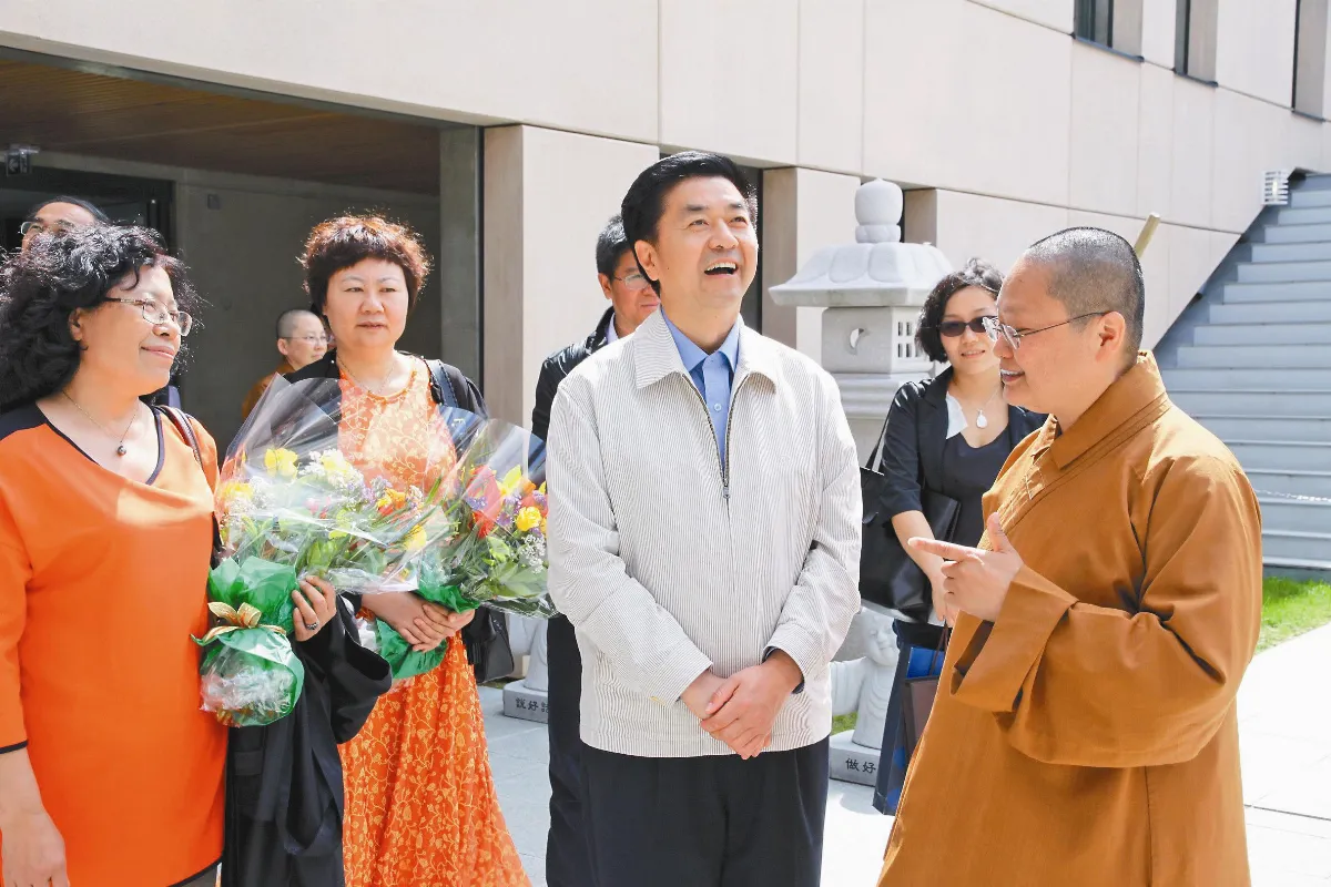 陸國宗局訪法華禪寺 張樂斌談四很
