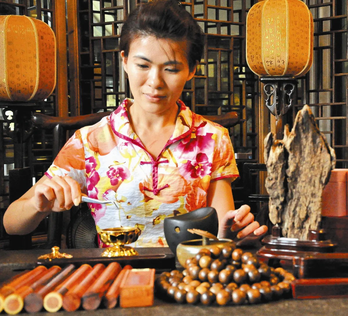 燃起一室清芳