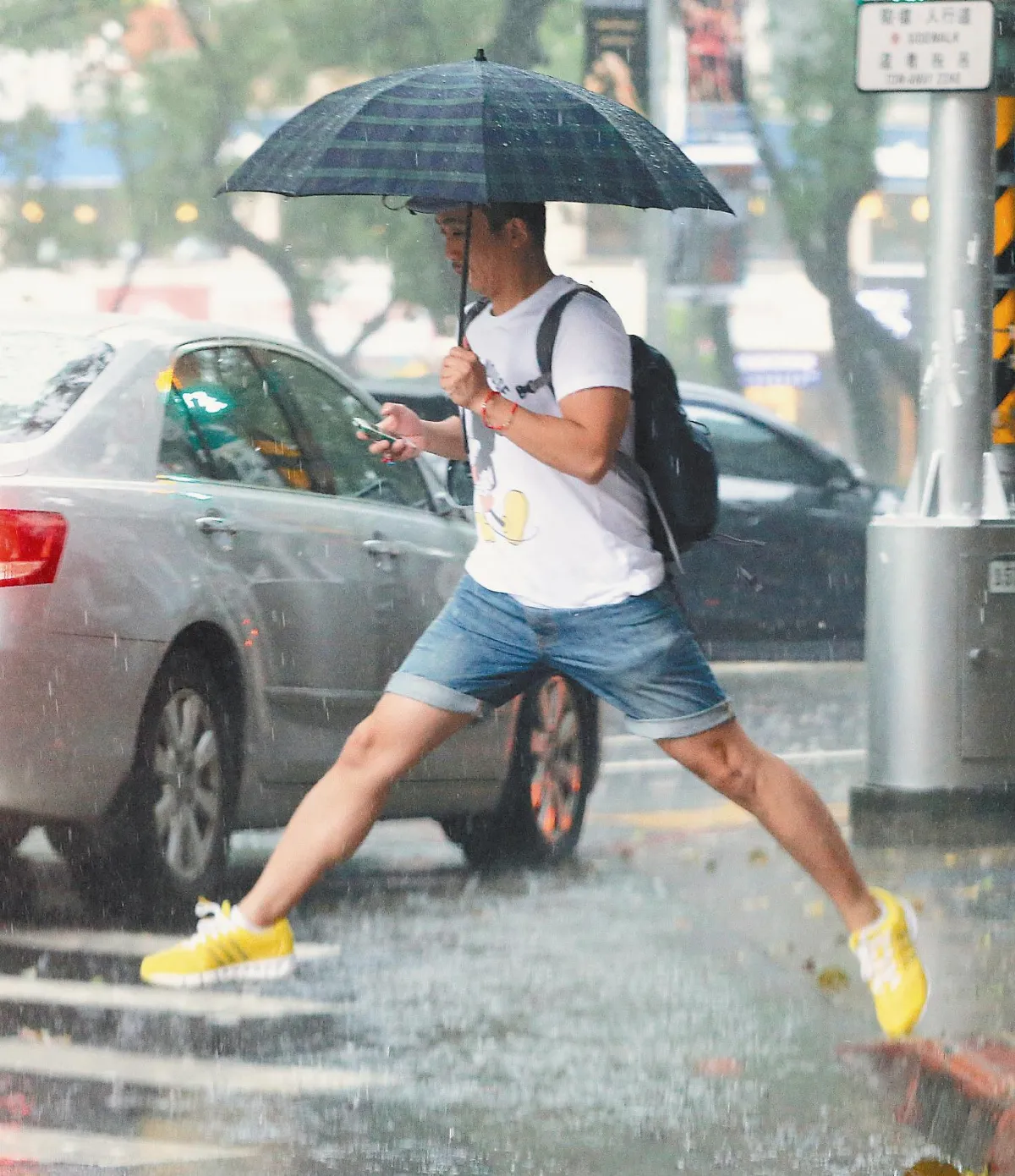 與雷雨賽跑