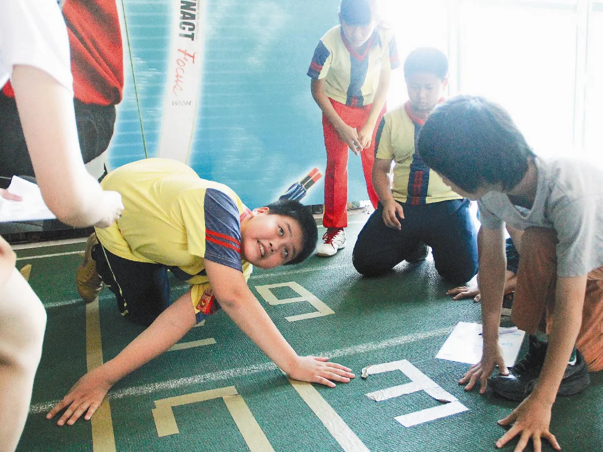 永齡小學玩魔數 蹦蹦跳跳闖9關