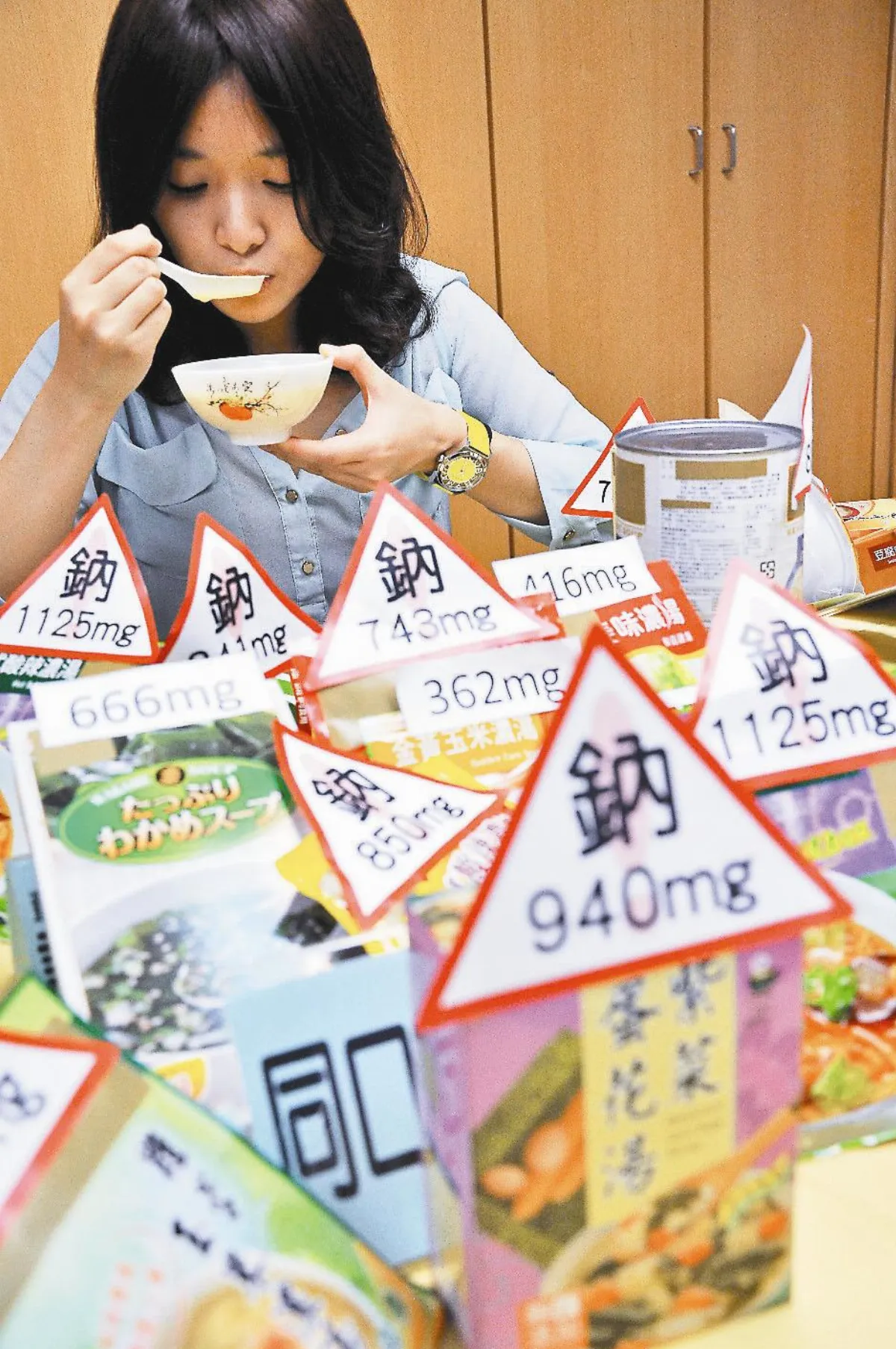 即食湯品1/4鈉超標 恐傷身