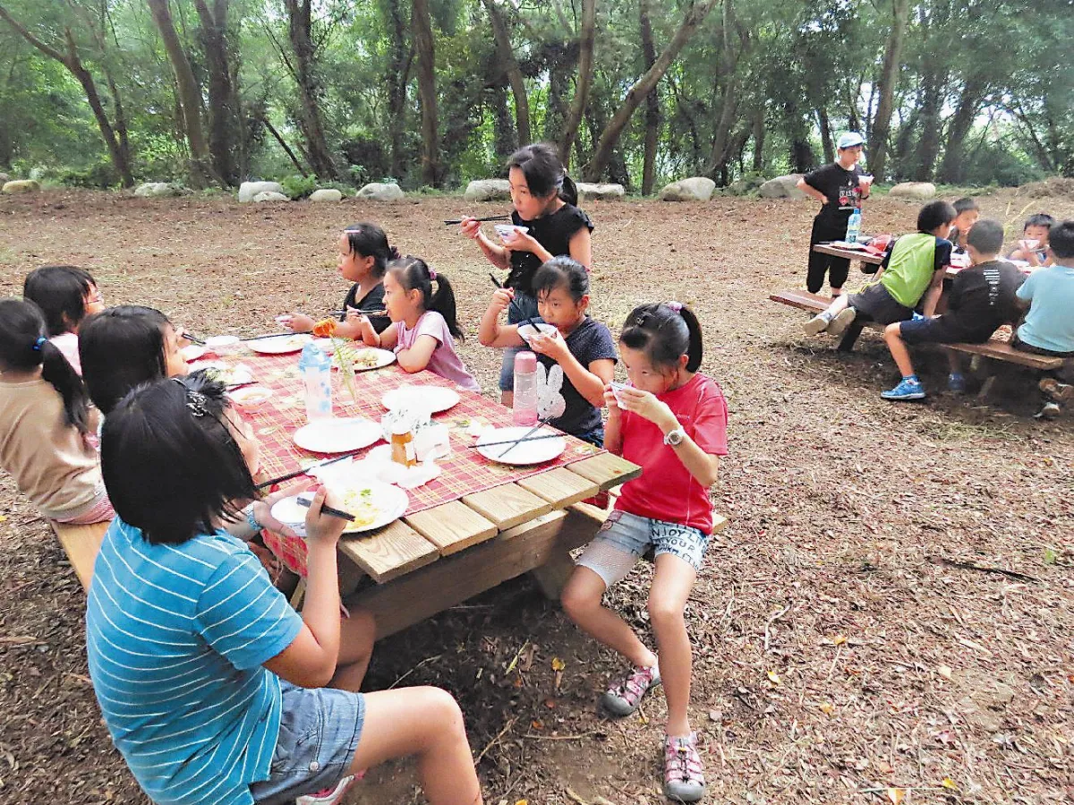 通霄學童 體驗自然農法