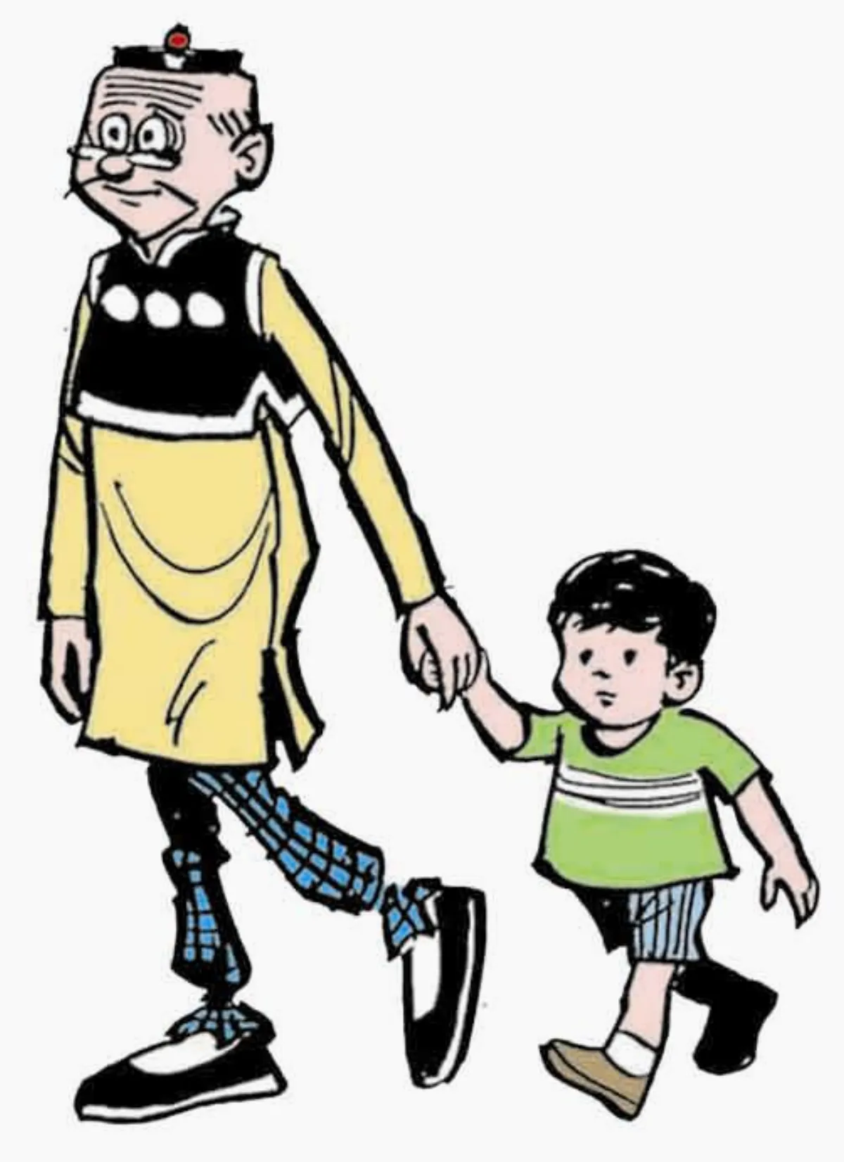 老夫子成語教室      臭味相投