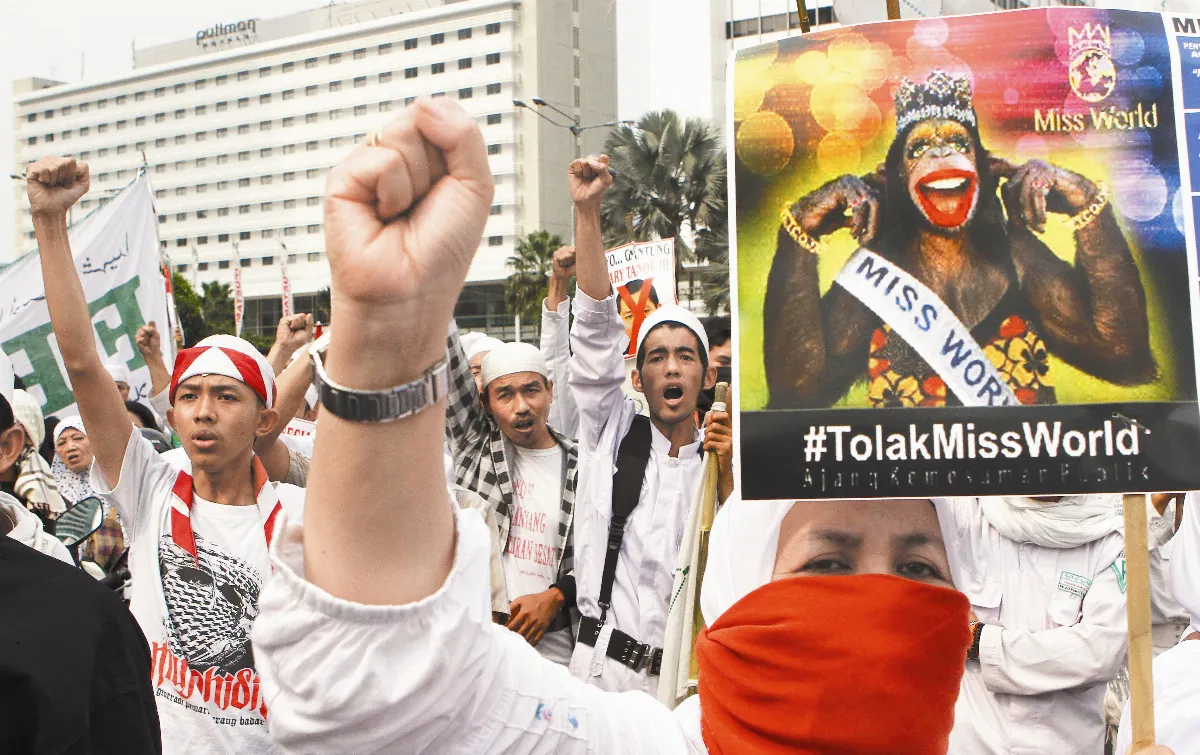 「世界小姐別來」 印尼穆斯林堅拒選美