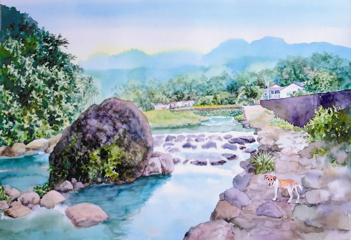 【故鄉愛．鄉土情畫展】         飲水思源