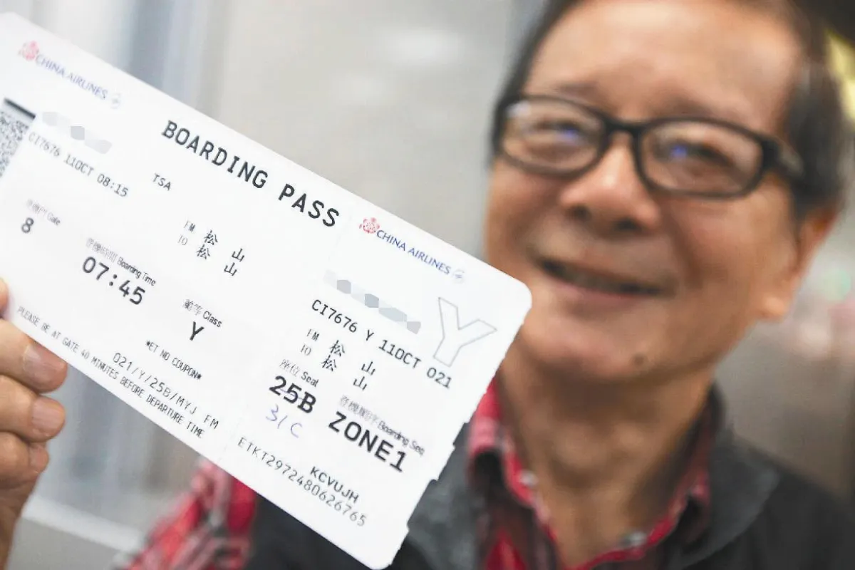 台日歷史性對飛  熱鬧降落