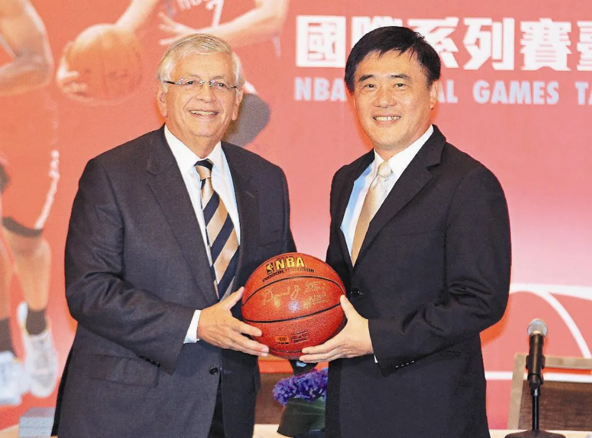 賽前記者會NBA史騰 榮獲北市鑰