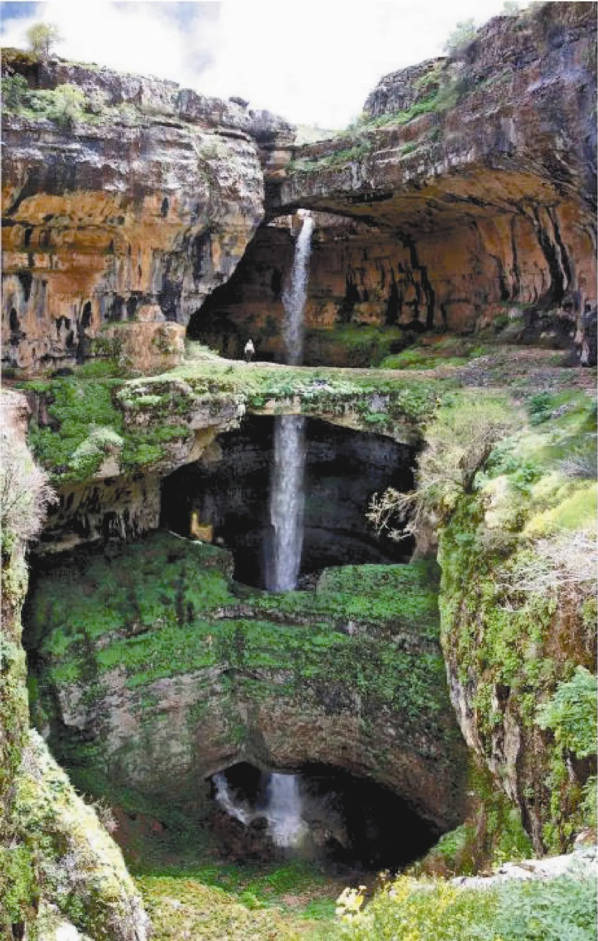 侏儸紀時代瀑布  鬼斧神工