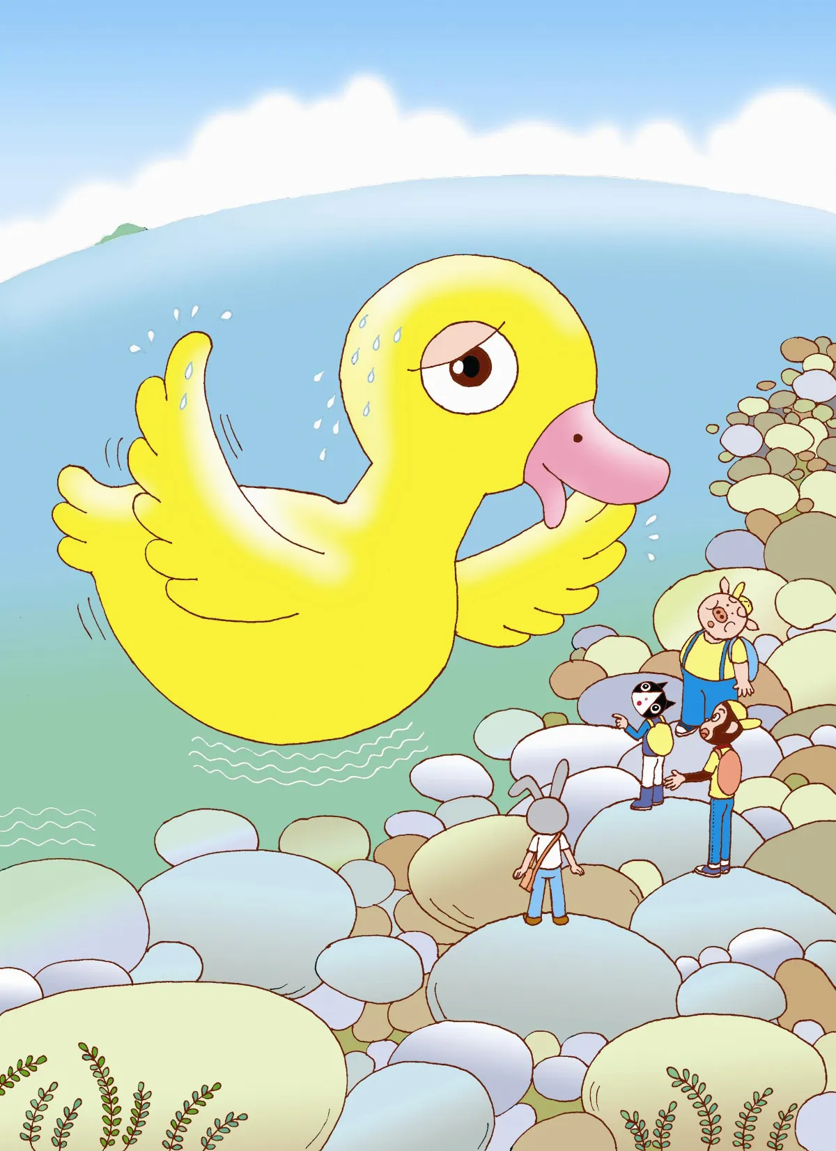 童話果菜園   遇見黃色大胖鴨