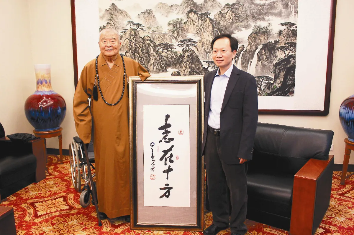 星雲大師登央視 談兩岸佛教傳承