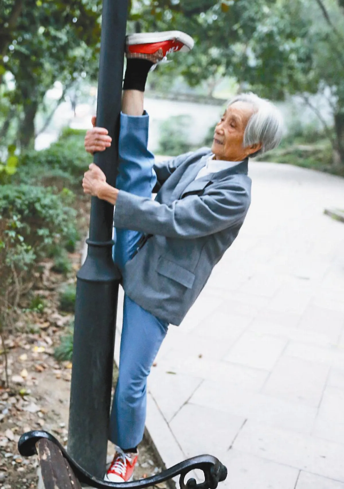 老人家功夫了得