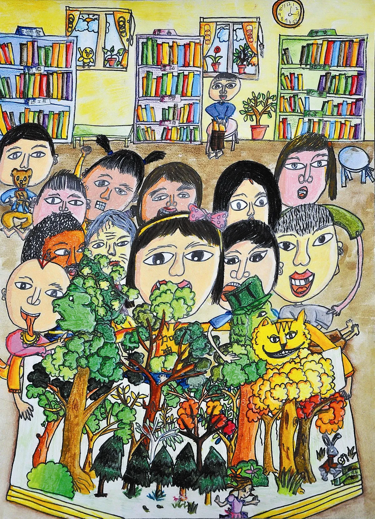 中年級組 佛  光  獎佛光山2013國際書展徵畫比賽得獎作品