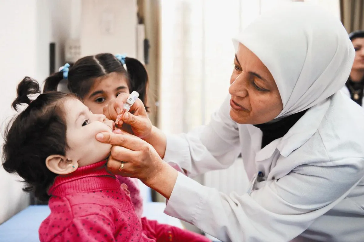 敘利亞現小兒麻痺疫情