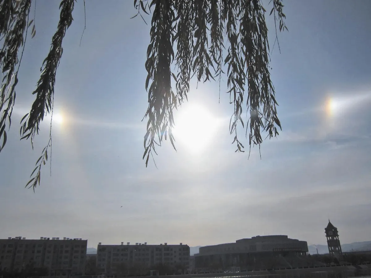 3個太陽 日暈、幻日？