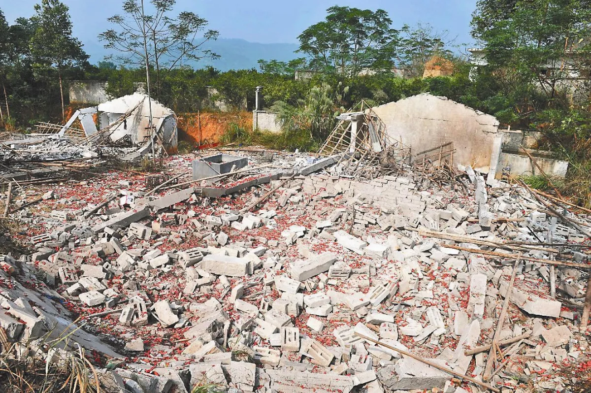 廣西爆竹廠爆炸 11死17傷