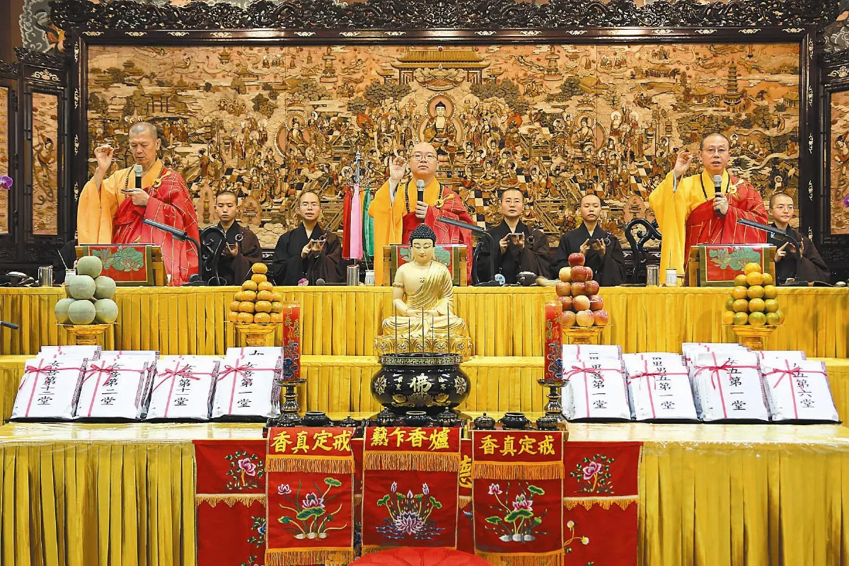 佛光山傳五戒菩薩戒 昨圓滿