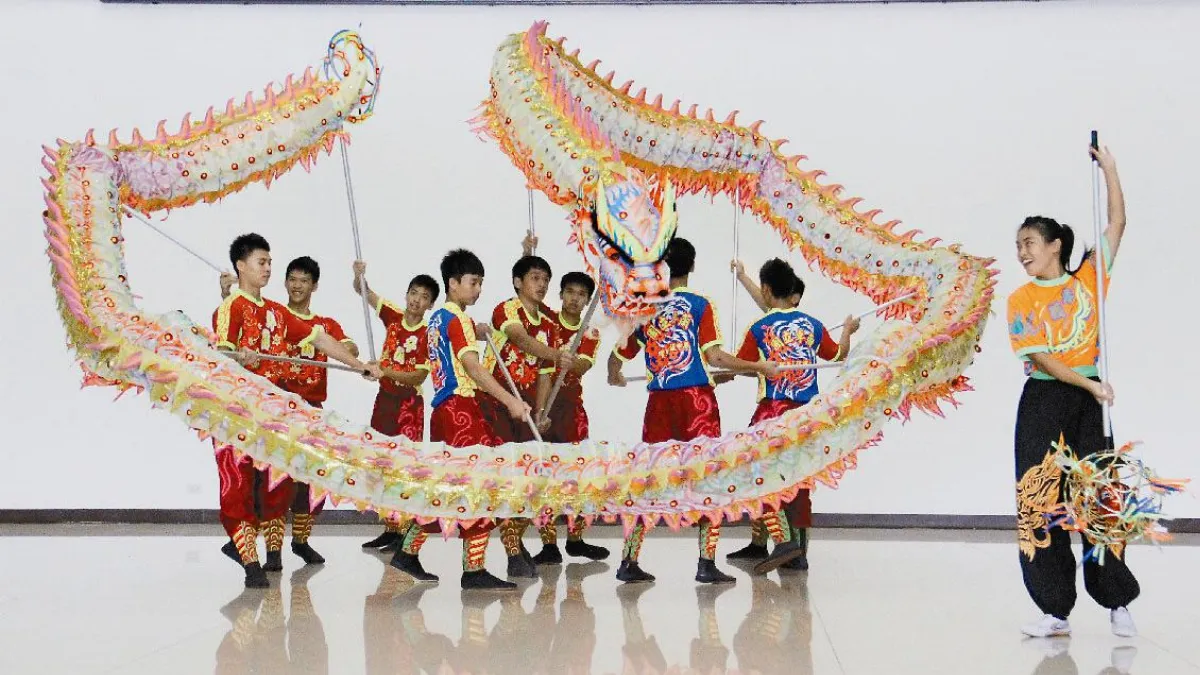 卓蘭實中 出征世界龍獅賽