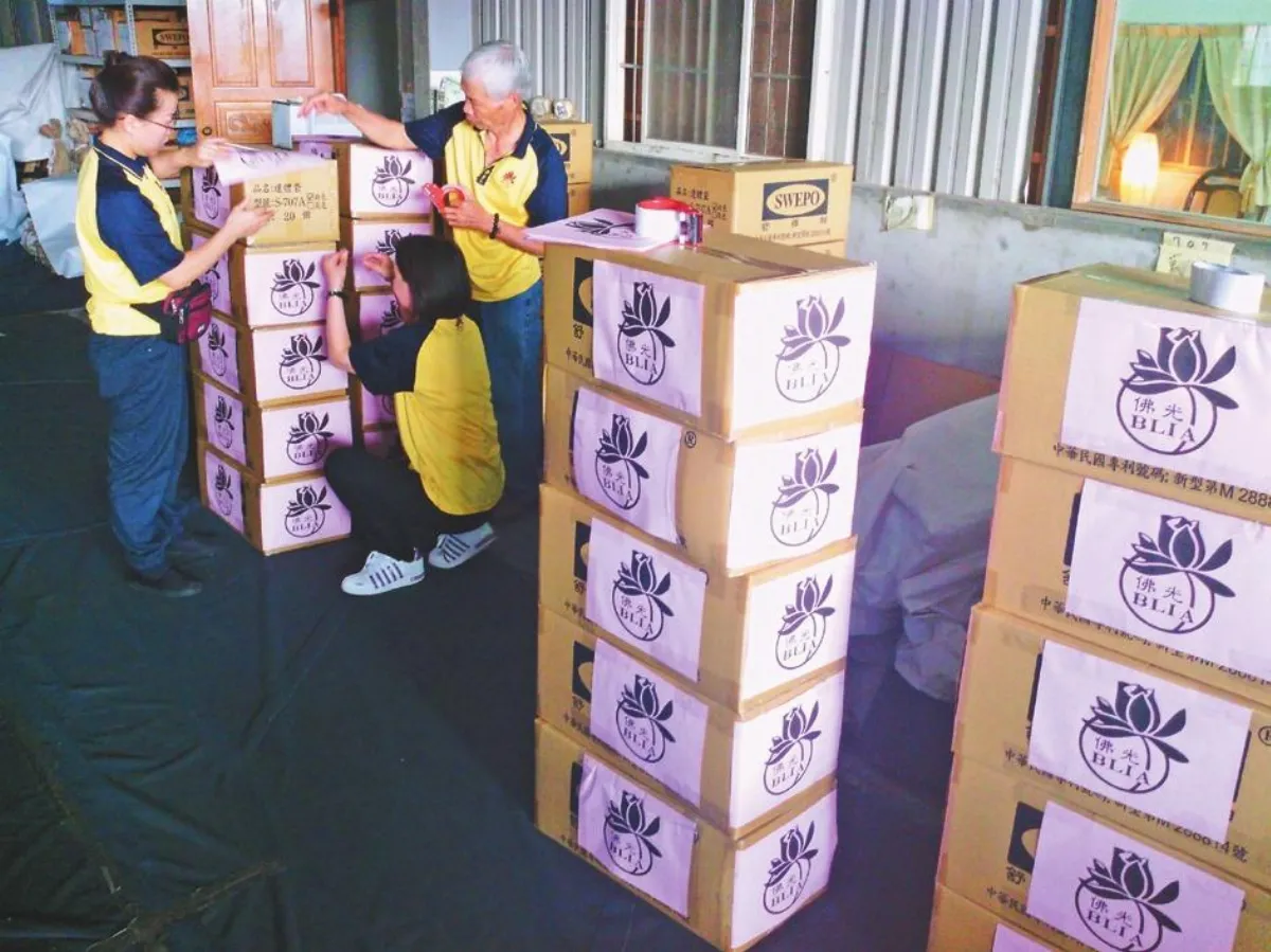 佛光山　2千屍袋、1千毛毯 火速援菲