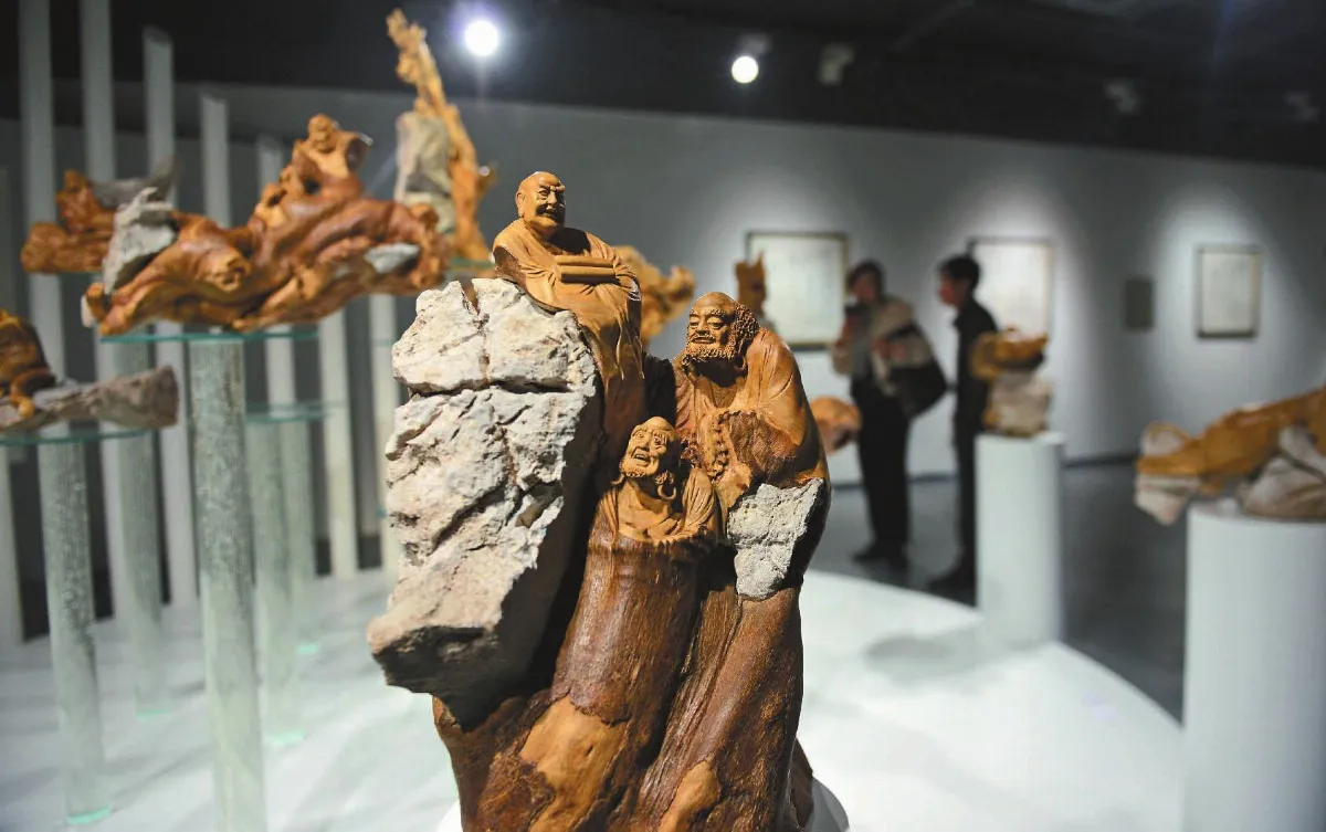 　十八羅漢木雕精品
