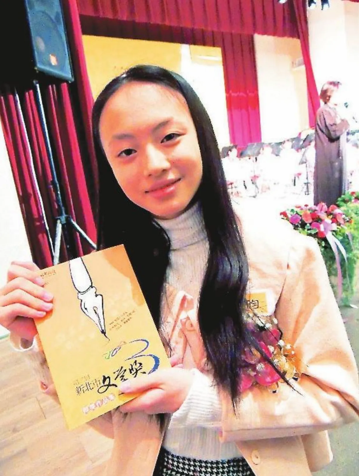 國二彭亮昀新北文學獎最young得主