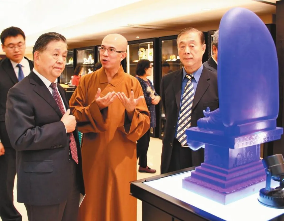 星雲大師、王富卿暢談佛教藝術