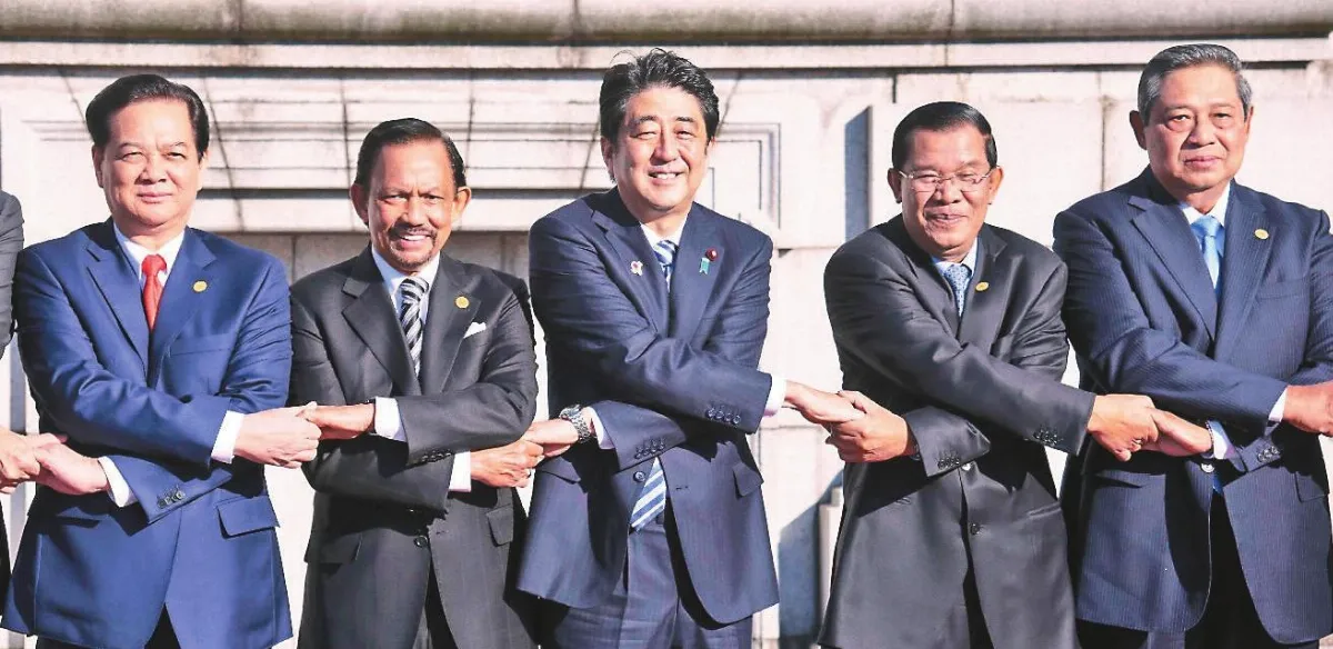 日允5年金援東協200億美元 日與東協呼籲護海空域自由