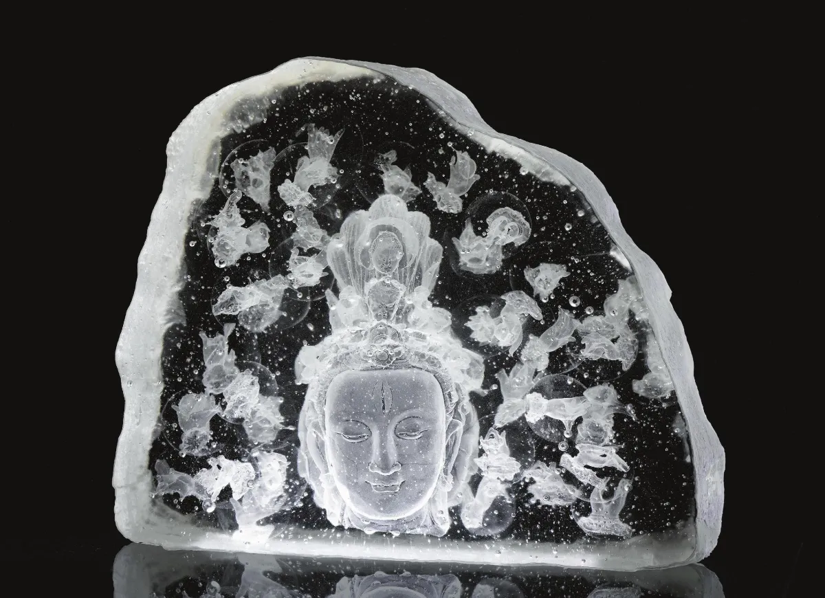 【唯有慈悲—楊惠姍．張毅26年琉璃之人間探索特展】 無相無無相系列——法眼精進