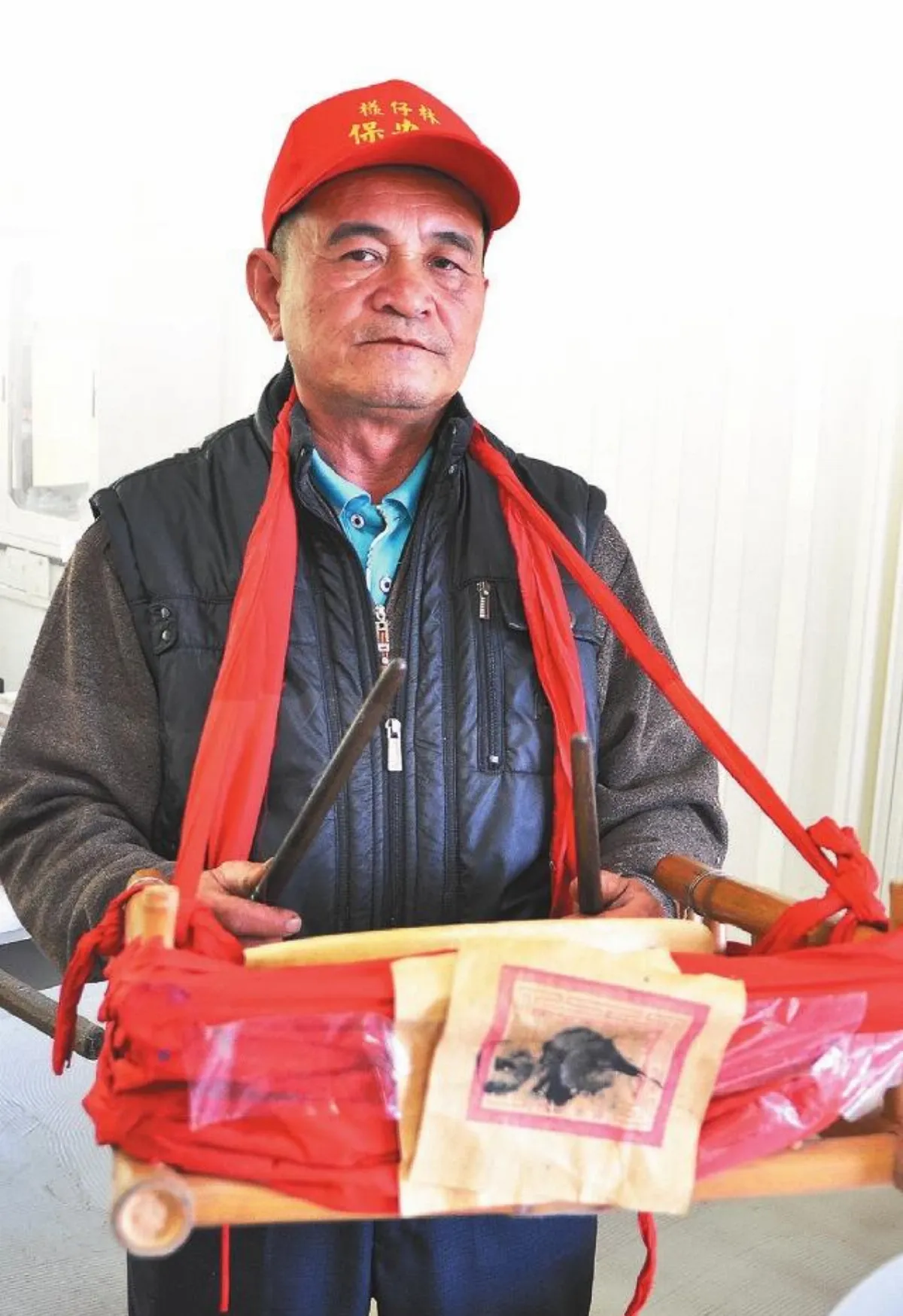 廟公黃施通疼惜故鄉 薪傳宋江陣