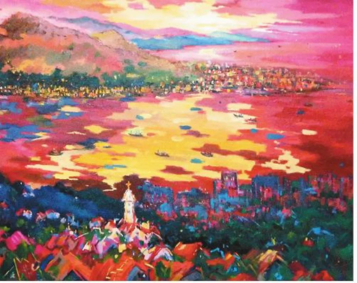 文化台灣油畫展傳遞溫暖幸福