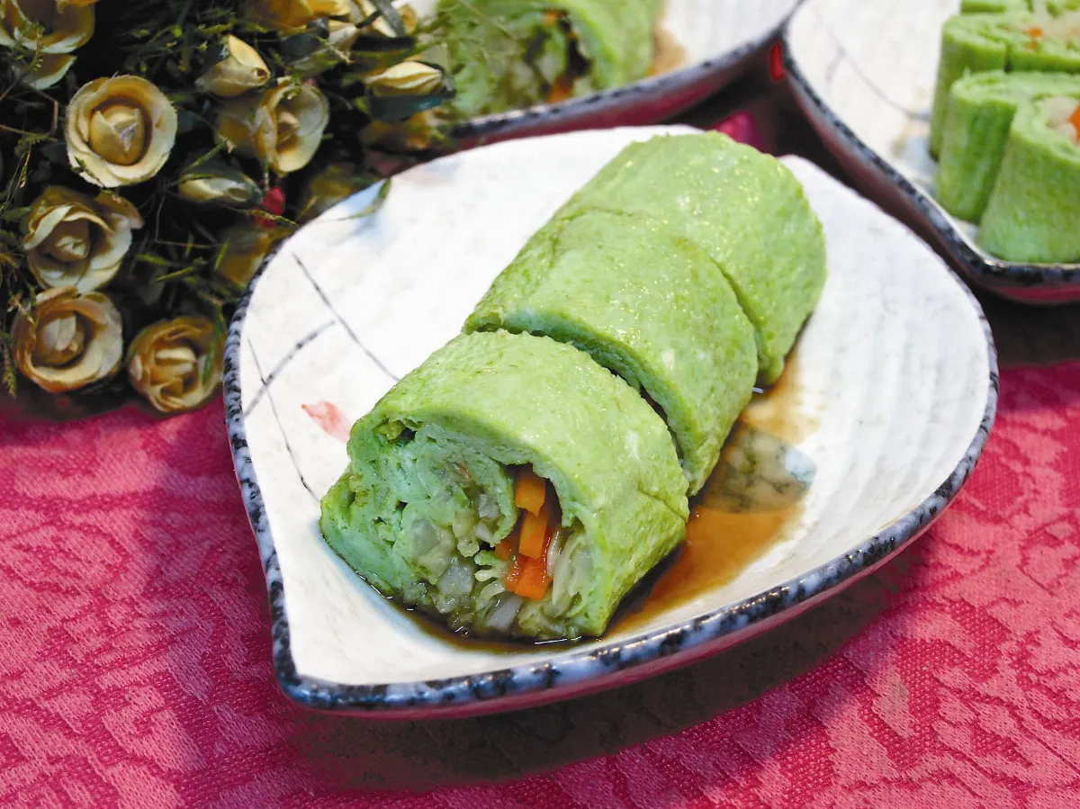 來吃高麗菜　高麗菜翡翠蛋捲