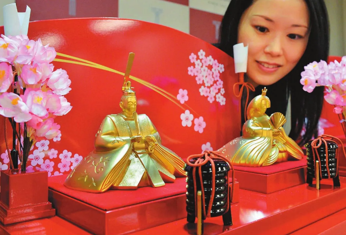 純金娃娃迎女兒節