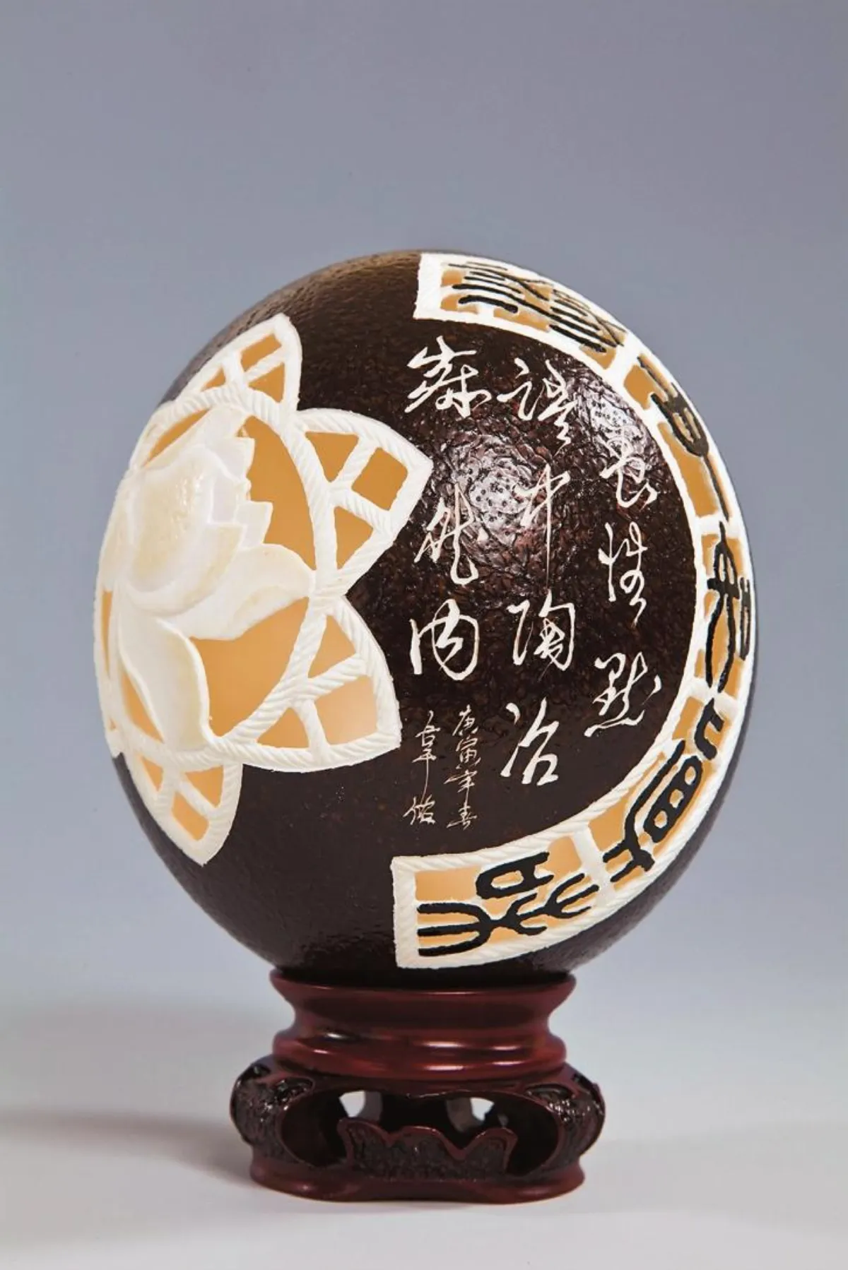 【見微知著‧吳韋佑蛋雕藝術展】　淡中知真味