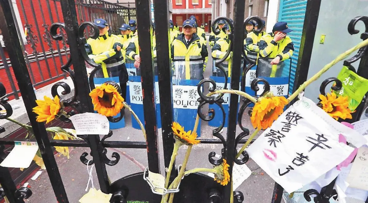 行政院不強行驅離學生鬆口氣
