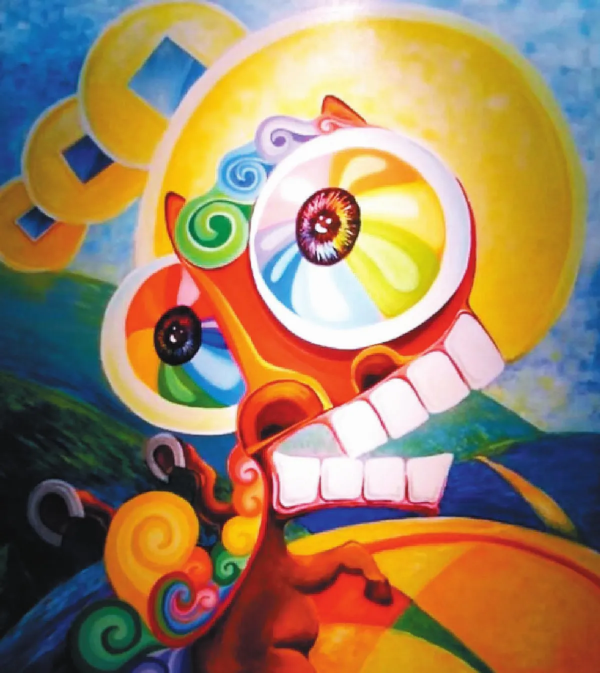 房耀忠繽紛畫作 充滿童趣疾