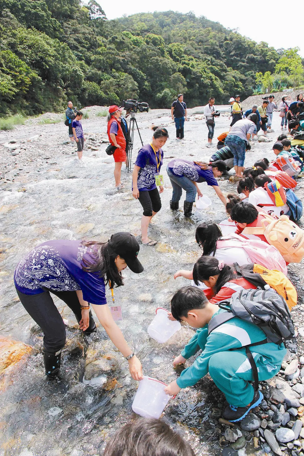 護漁復育 萬尾鰻苗放流淨水