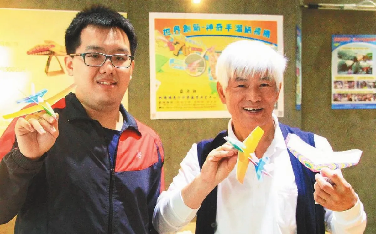 鑽研34年 蘇正男掌風 讓紙飛機翱翔