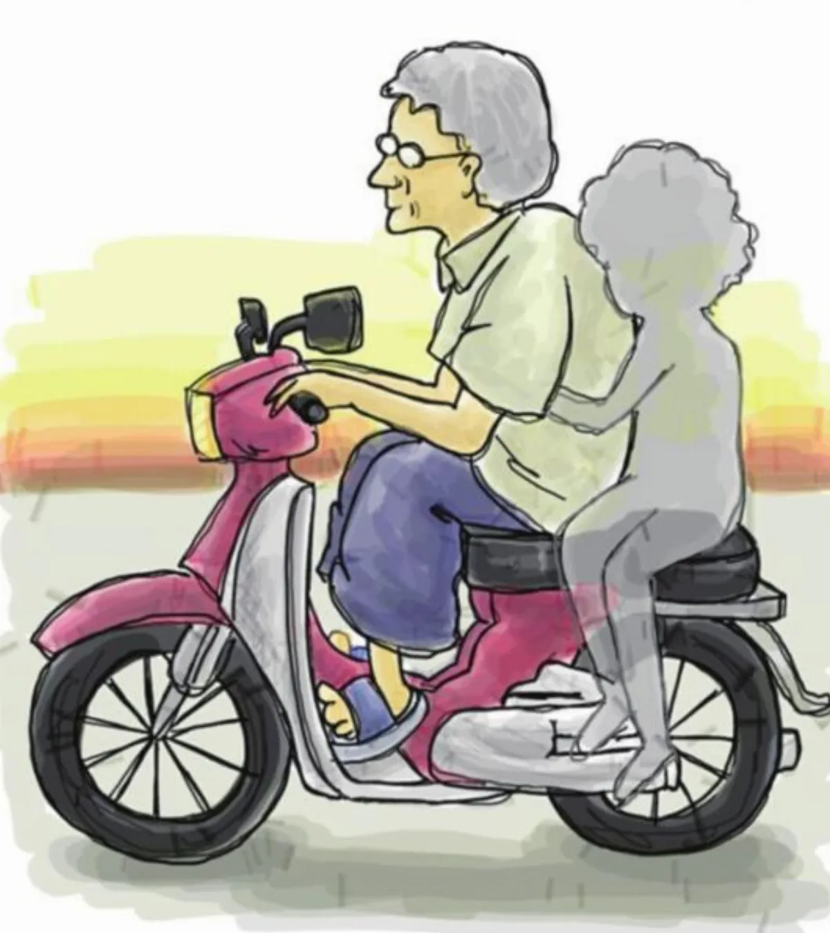 【醫院觀察日記】 摩托車後座永遠屬於妻子