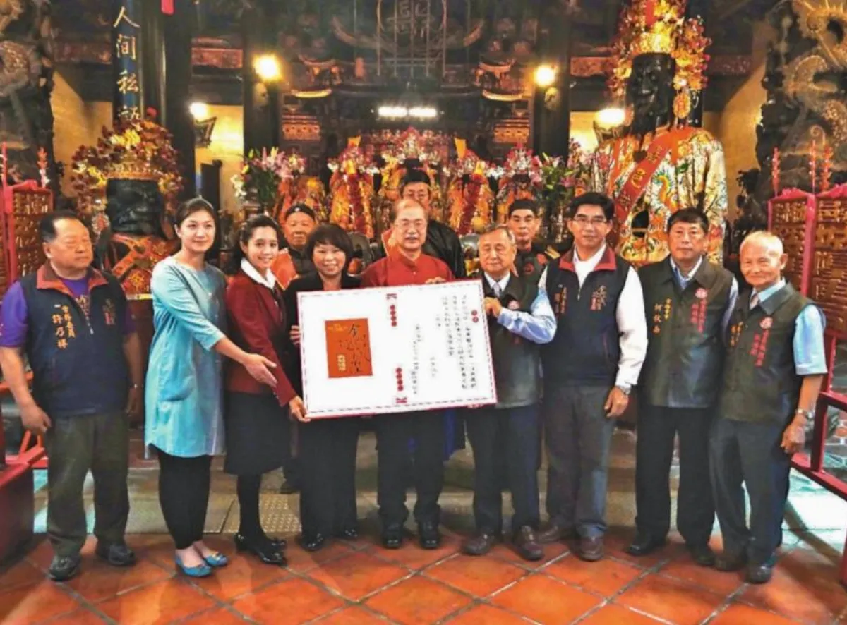 金門迎城隍 送佛帖到台灣