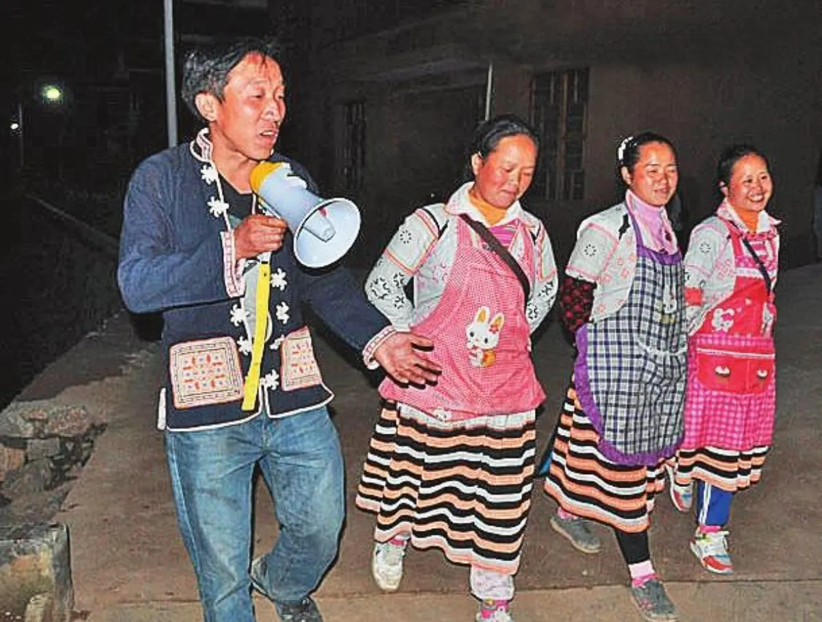 貴州民族村 保護茅草房
