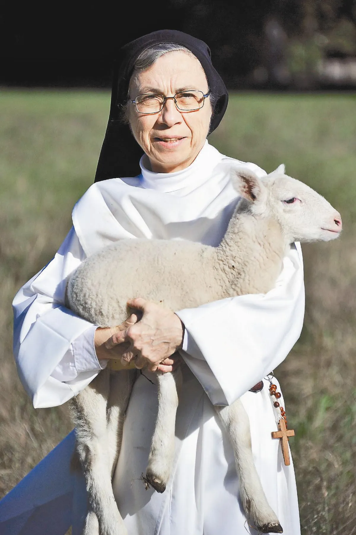她不禱告 就餵羊