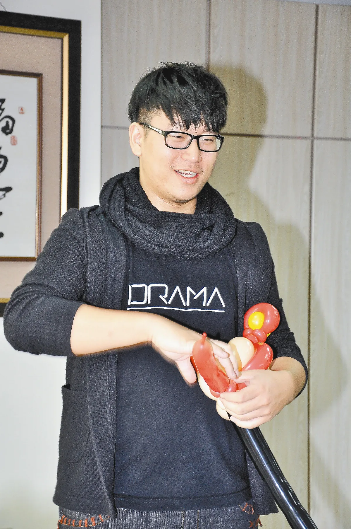 22歲林琨翔 用氣球吹滿夢想