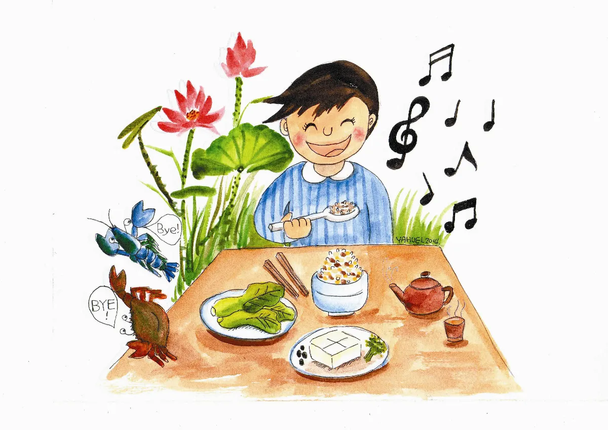 健康兒童  粗茶淡飯  也是一種幸福